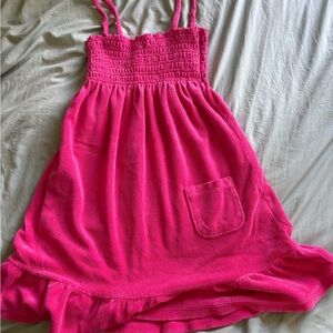 Juicy Couture Fuchsia Smocked Dress
